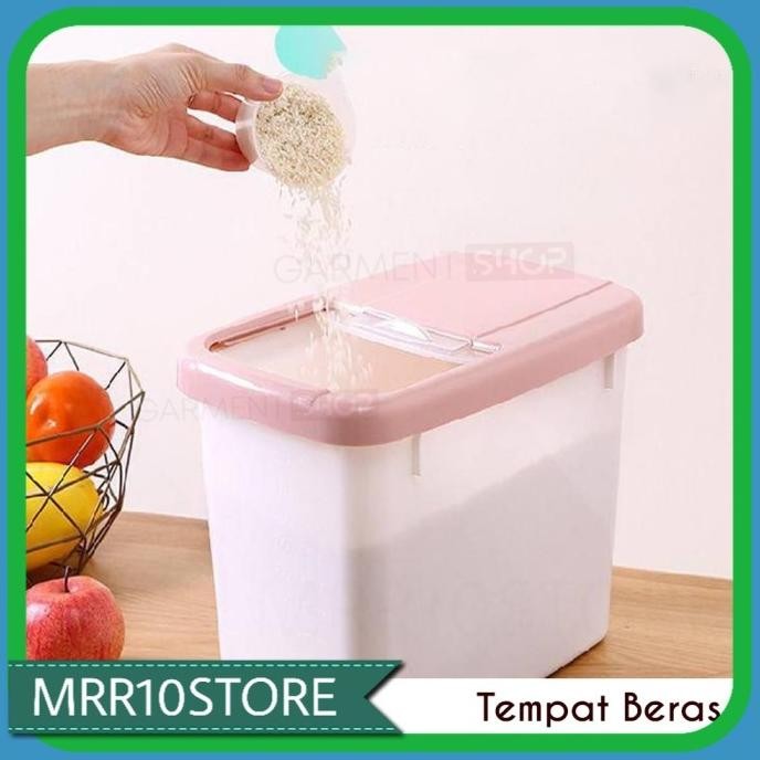 

Terlaris Promo Tempat Beras Kotak Penyimpanan Kacang Tepung Makanan Rice Box Storage Besar Milenial
