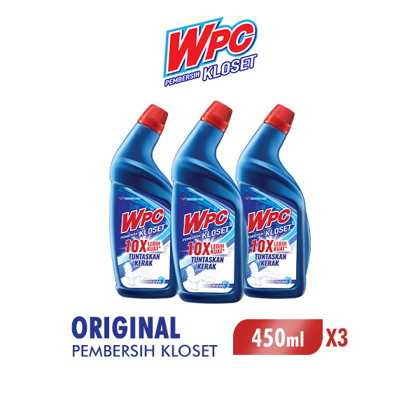 WPC Pembersih Kloset Original Botol 450ml x3