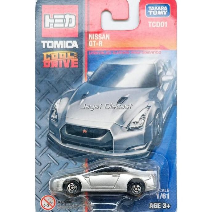 Tomica Nissan GTR Silver 1:61