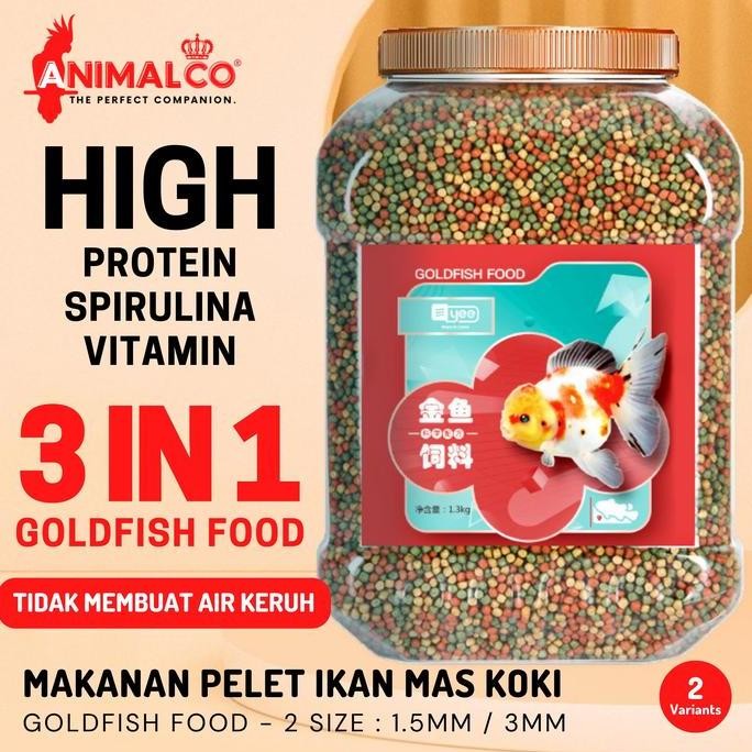Terlaris Pelet Premium Ikan Mas Koki - Pakan Premium Ikan Mas Koki 1.5Mm & 3Mm