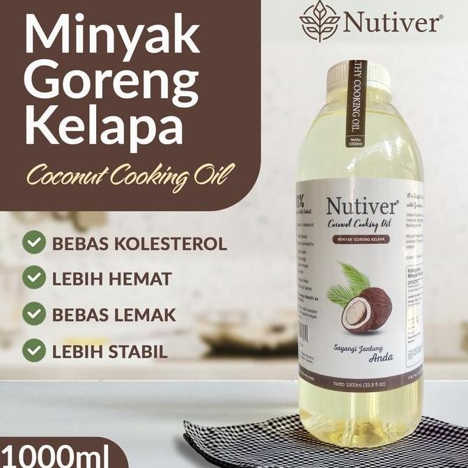 

EXP LAMA NUTIVER COCONUT COOKING OIL 1 LITER / MINYAK GORENG KELAPA MURNI 100%