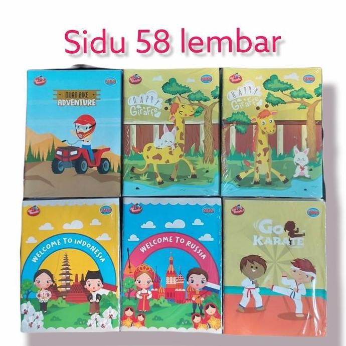 

SALE! BUKU TULIS SIDU 58 LEMBAR 1 PAK ISI 10 BUKU