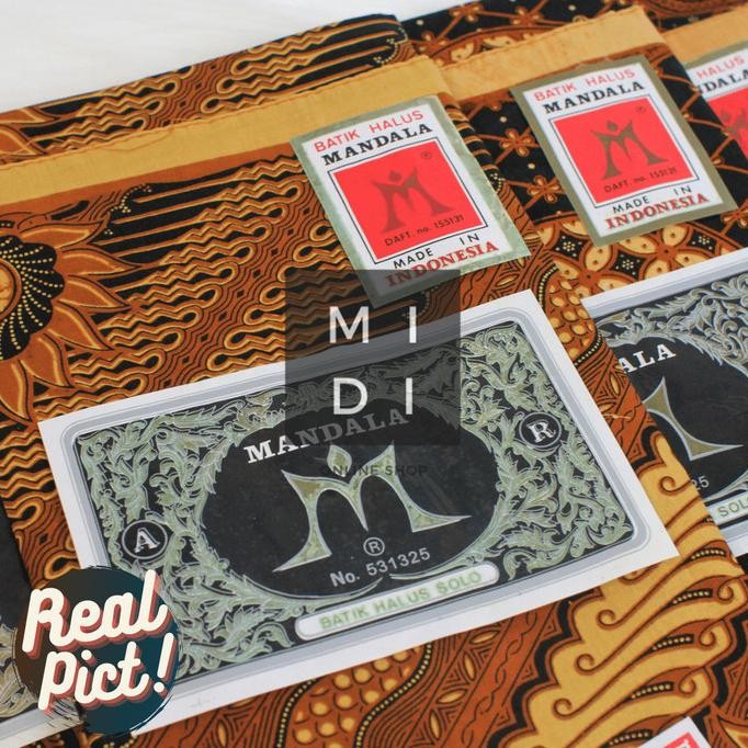 Kain Panjang / Jarik Batik Halus Asli Solo Mandala [2,2X1,1M] Termurah