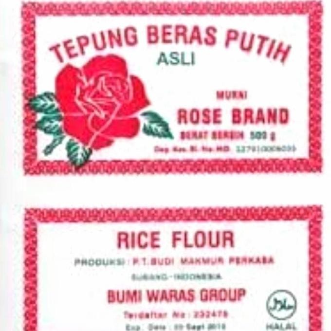 

Terlaris Tepung Beras Rose Brand 500Gr