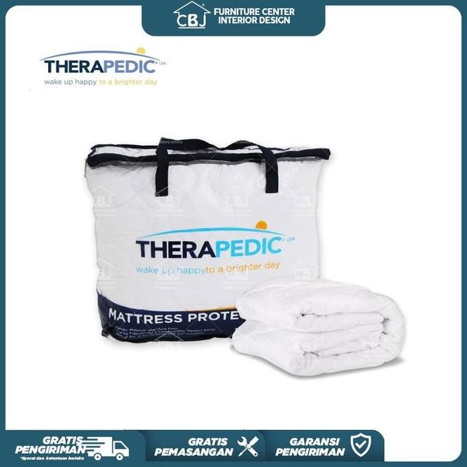 Mattress Protector Therapedic Pelindung Kasur - Ukuran 180x200 MURAH