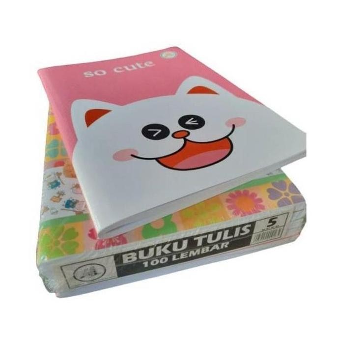

SALE! (PACK) BUKU TULIS SEKOLAH GARIS 100 LEMBAR - AA