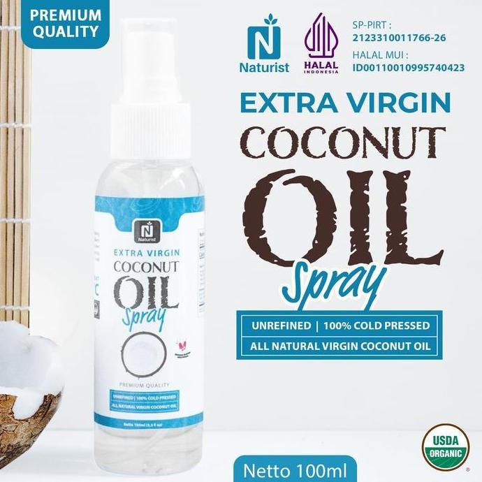 

EXP LAMA NATURIST EXTRA VIRGIN COCONUT OIL VCO SPRAY 100ML EVCO MINYAK KELAPA