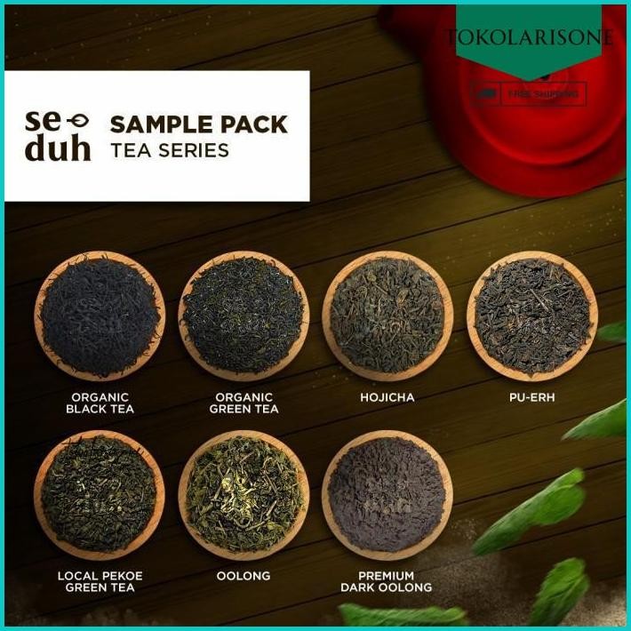 

SAMPLE PACK TEA SERIES A - GREEN TEA HOJICHA BLACK TEA PU ERH OOLONG