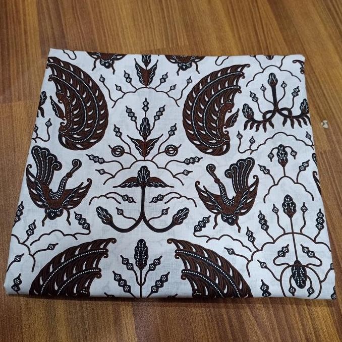Kain Batik Jarik Motif Sido Asih Latar Putih Khas Jogja Asli Termurah
