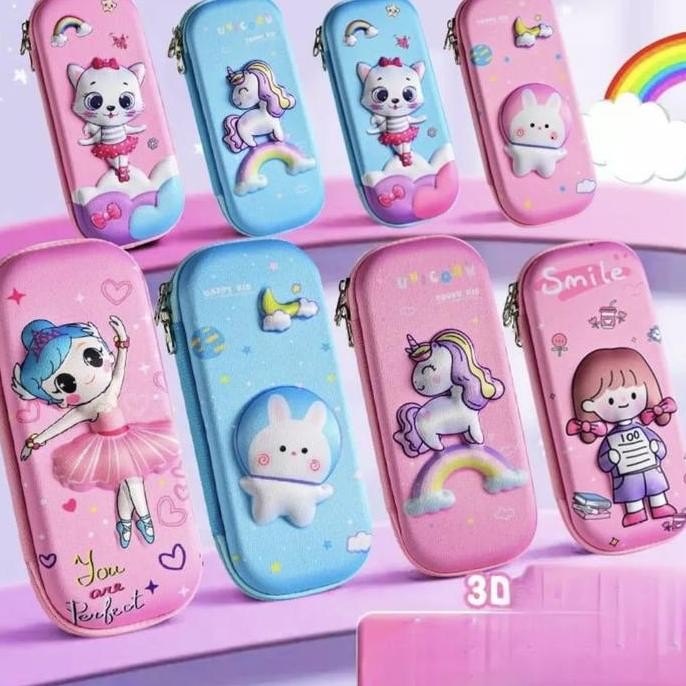 

ASB Tempat Pensil Anak Motif 3D Kotak Pensil Anak Motif Kartun Bahan EVA