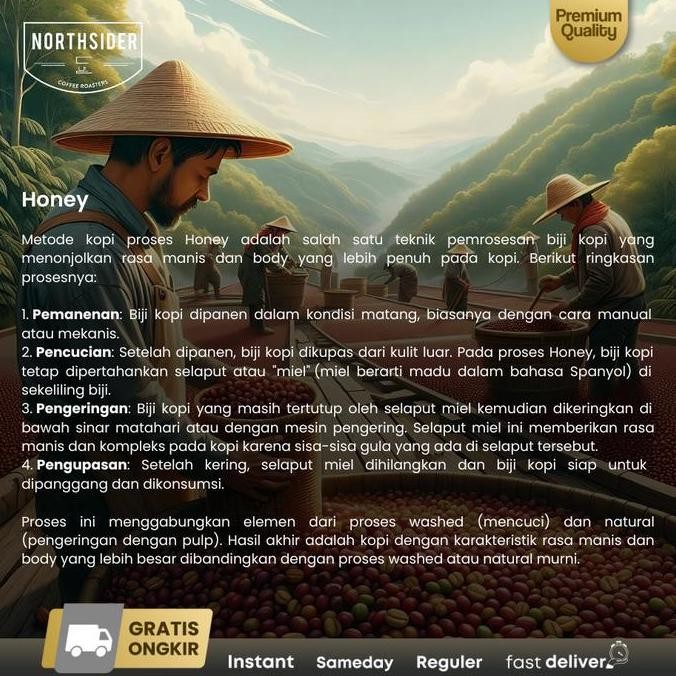 

ready stock Northsider Kopi arabika Taneuh Sunda Gulali Honey Coffee