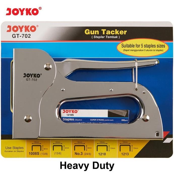 

staples tembak joyko stapler gun tacker stepler GT-702 gt 702