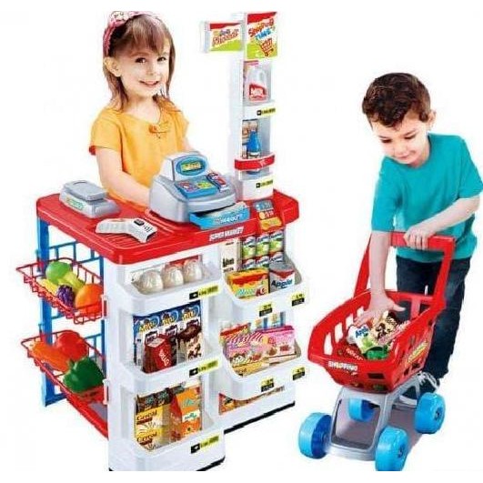 baru !!! Mainan Anak Home Supermarket Playset 668-01 (Super Market)