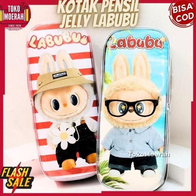 

ASB KOTAK PENSIL LABUBU LUCU UNIK KOTAK PENSIL JELLY LABUBU LISA TEMPAT PENSIL CASE LABUBU