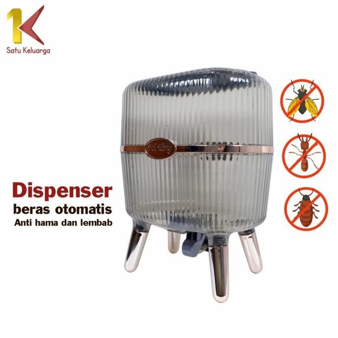 

Terlaris Satu Keluarga Dispenser Beras 12Kg C841 Rice Box Storage Kotak Penyimpanan Makanan Kacang Tepung / Tempat Beras Estetik Perlengkapan Dapur Multifungsi