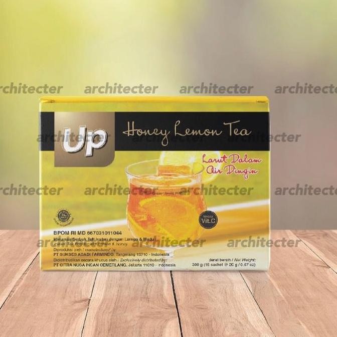 

ready stock UP HONEY LEMON TEA CNI ASLI ORIGINAL TEH MADU ISI 15 SACHET @ 20 GRAM