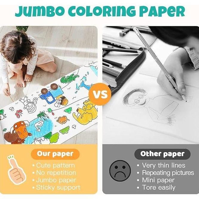 

baru !!! 3 METER Graffiti Scroll Kertas Mewarnai Jumbo Anak