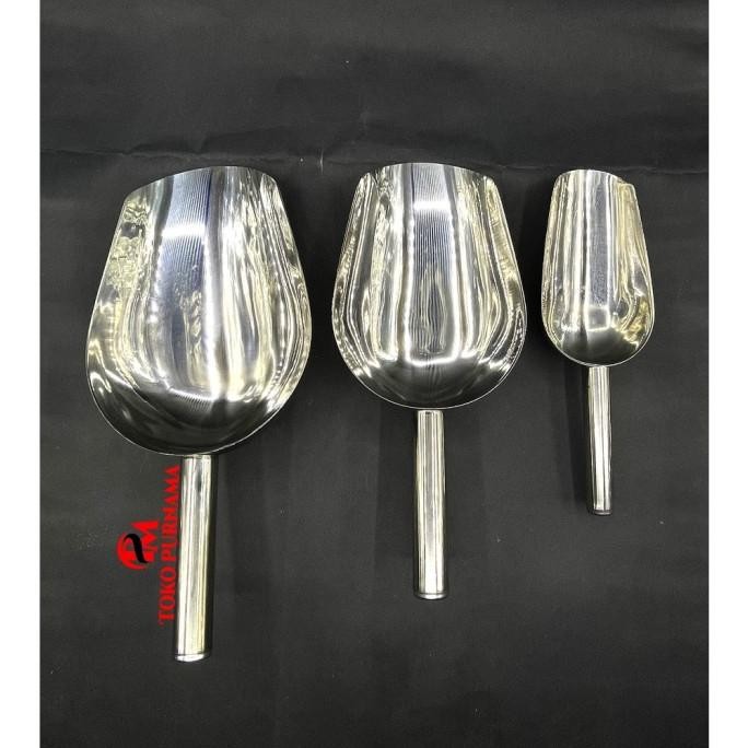 

Terlaris Sekop Es Stainless Steel Sekop Gula/Sekop Tepung/Sekop Beras/Sekop