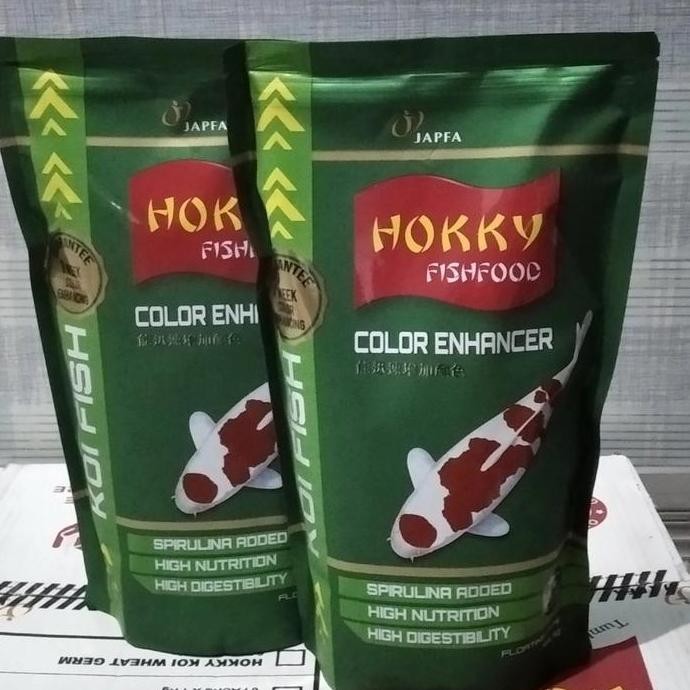Terlaris Pakan Ikan Koi Hokky Pelet Ikan Koi Hokky Colour Enhancer