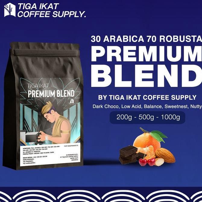 

ready stock ESPRESSO BLEND PREMIUM / HOUSE BLEND PREMIUM ARABICA 30% ROBUSTA 70%