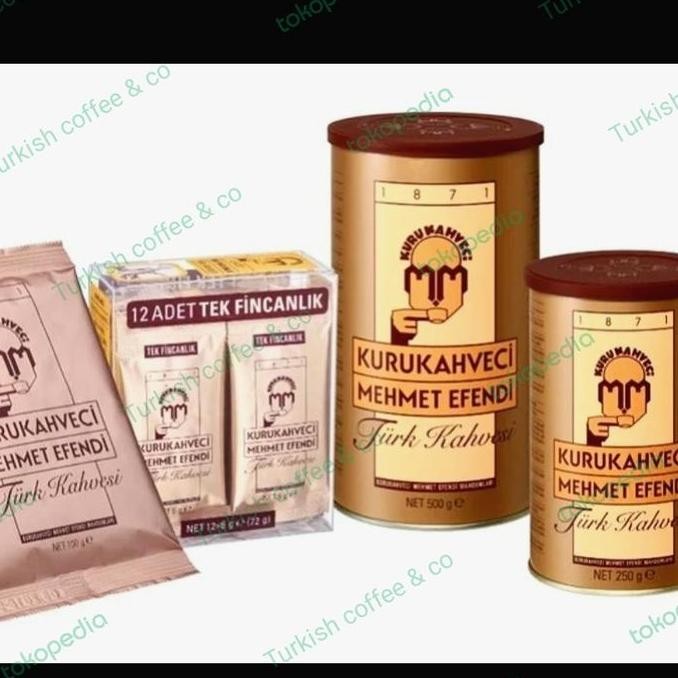 

ready stock kopi turki Mehmet Efendi isi 12 x 6 gram