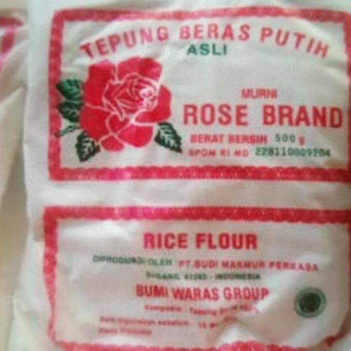 

Terlaris Tepung Beras Putih Rose Brand 500Gr