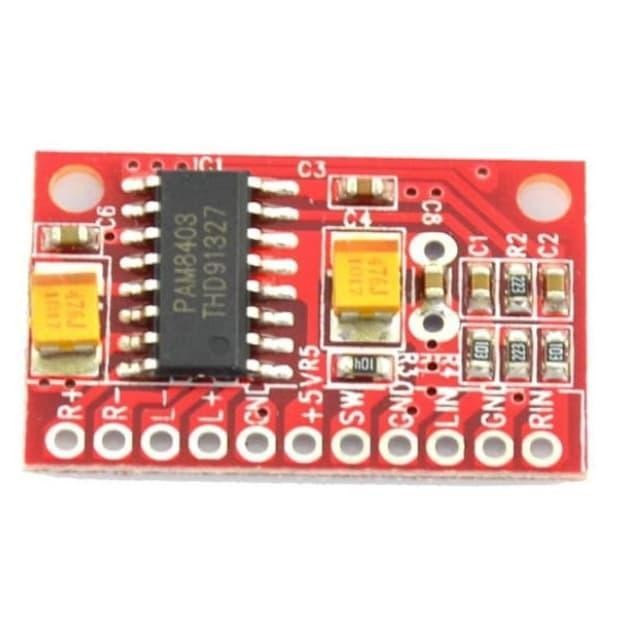2 Channels 3W PAM8403 Class D Audio Amplifier PAM 8403 5V USB Power