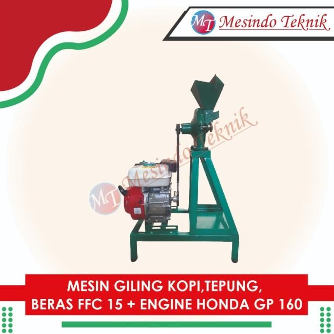 

Terlaris Sale Mesin Giling Kopi,Tepung, Beras Ffc 15 + Engine Honda Gp 160