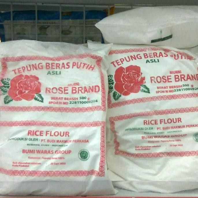 

Terlaris Tepung Beras Putih Rose Brand 500 Gr