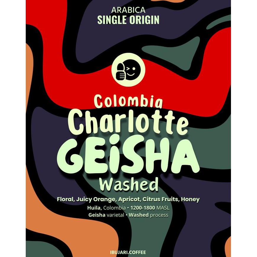 

ready stock Colombia Charlotte Geisha Washed Biji Kopi Arabika Gesha Specialty Coffee Beans Arabica Import Filter Manual Brew