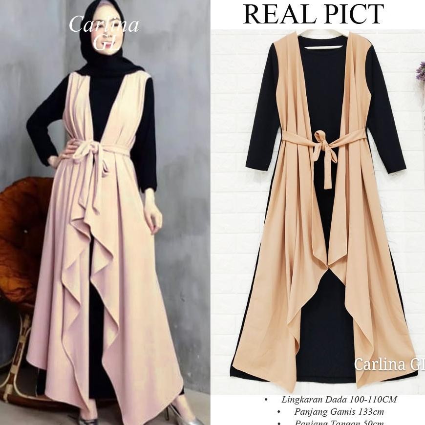 Gamis Muslim Jill Set 2In1 Fashion
