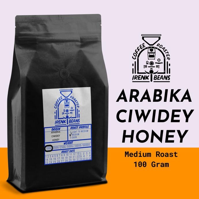 

ready stock Kopi Arabika Ciwidey Honey 100g Biji Bubuk