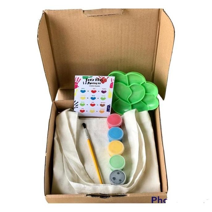 

TOTE BAG PAINTING KIT MELUKIS TAS KANVAS BLACU CALICO