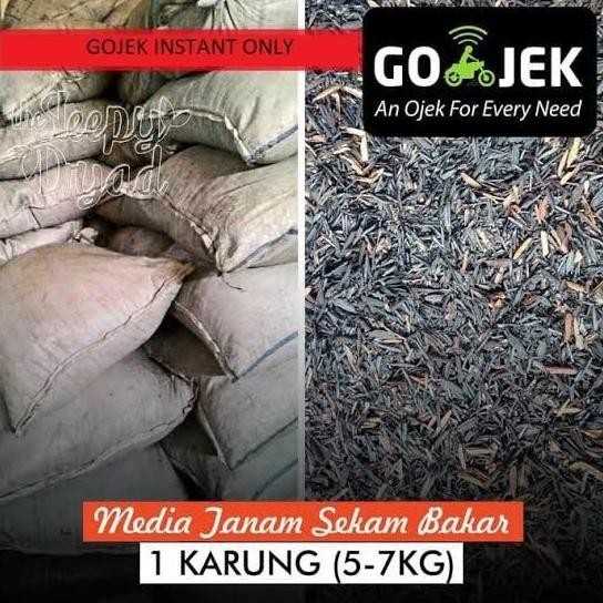 

Terlaris Media Tanam Sekam Bakar Padi/Arang Karungan 6 Kg