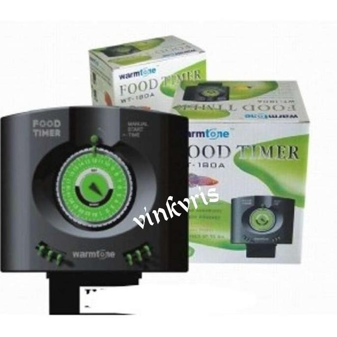

Terlaris Food Timer Auto Feeder Wt 180A Pemberi Makan Otomatis Pelet Ikan