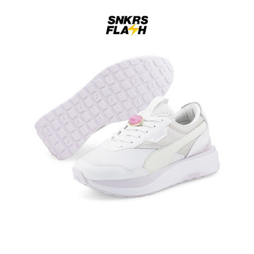 PUMA Cruise Rider Crystal White Sepatu Sneakers Wanita - 38330101