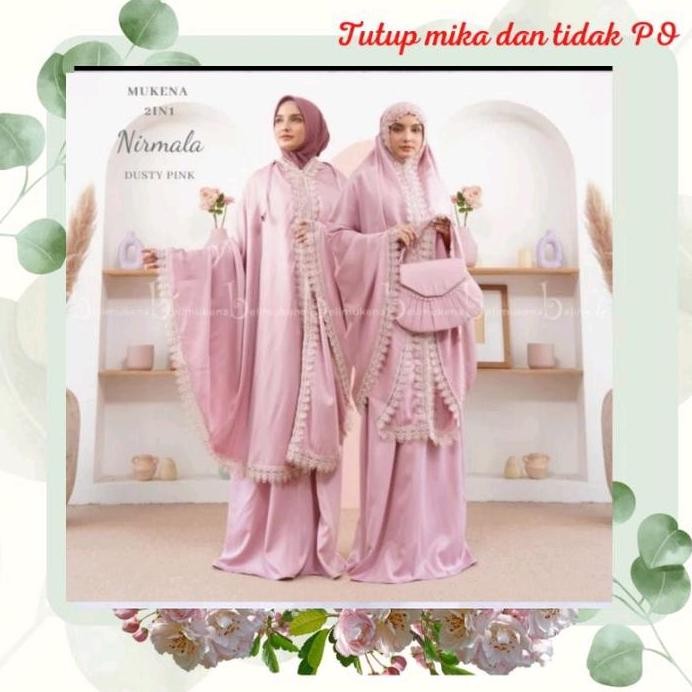 ready  seserahan pernikahan/seserahan mukena Nirmala/mahar nikah/mukena silk