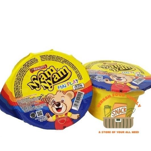 

( BERKAH ) NYAM NYAM FUN PLAY COKLAT 11GR SNACK CEMILAN ANAK ENAK NYAMNYAM NYAM2