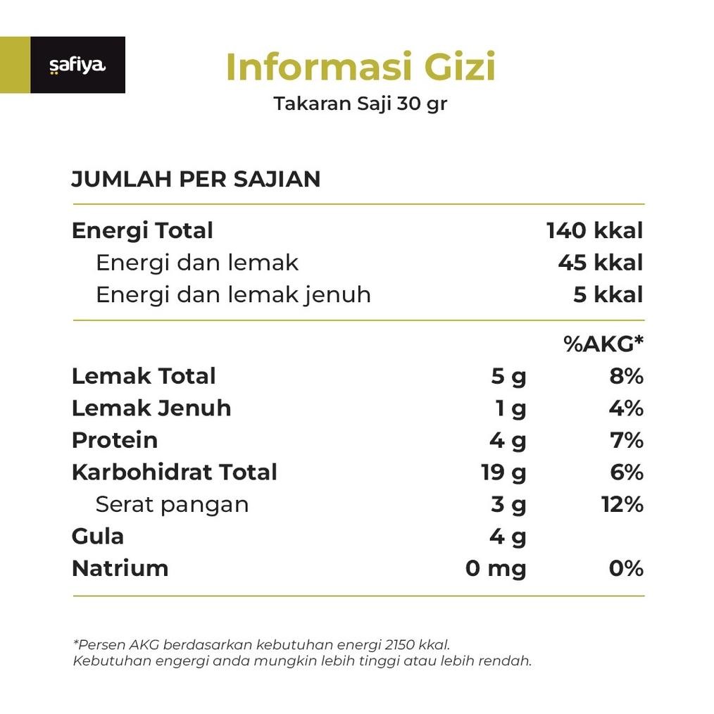 

Muesli Safiya 1 Kg Oatmeal Dried Fruit Almond | Sereal Diet Sarapan Sehat Premium