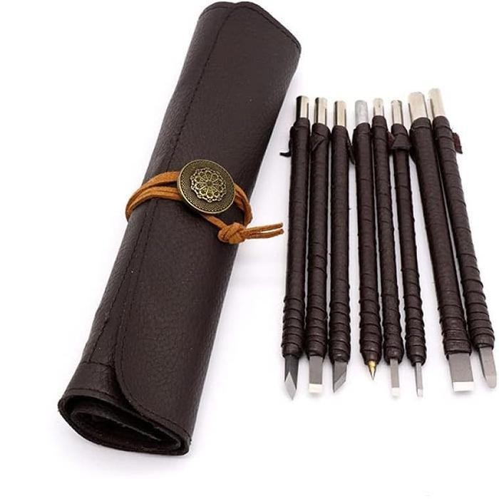 

Set Pisau Ukir Seni Pahat Carving Tool Premium Tungsten Steel 8 Pcs