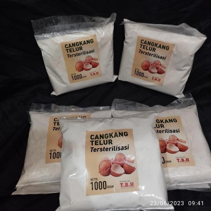 

Terlaris Tepung Cangkang Telur Steril Dan Halus Netto 1Kg