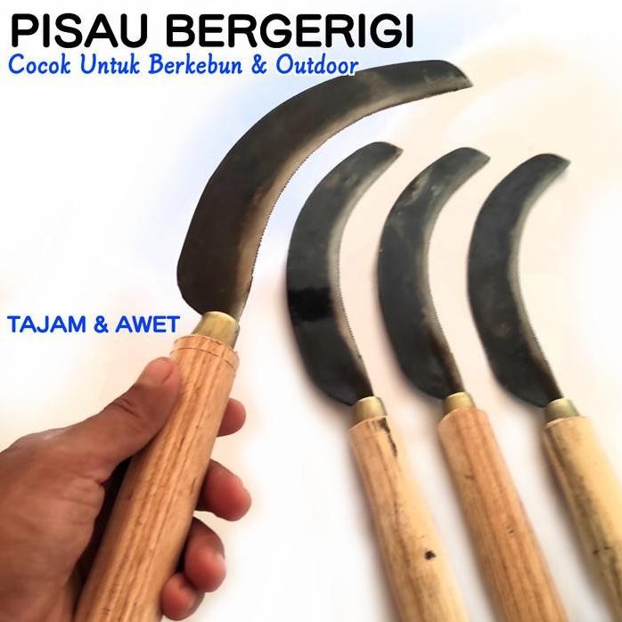 

Terlaris Pisau Bergerigi Gergaji Untuk Babat Rumput Padi Berkebun