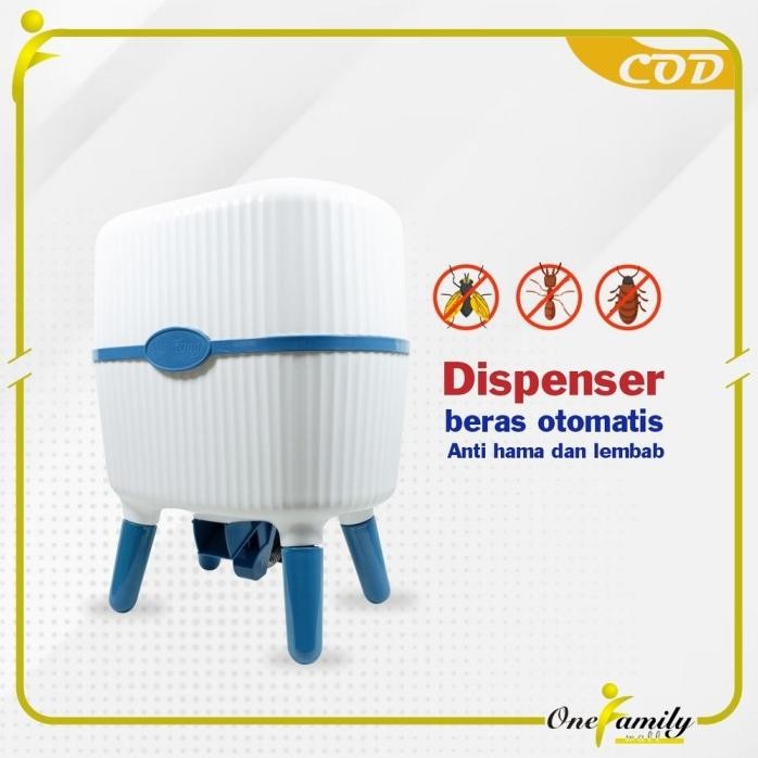 

Terlaris J1M6 One-C841 Dispenser Beras 12Kg Tempat Beras Estetik / Kotak Penyimpanan Makanan Kacang Tepung / Wadah Beras Rice Box Storage Perlengkapan Dapur