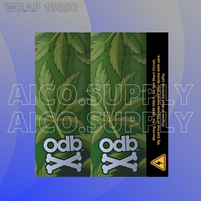 

Get2pcs Ambitionstore Stiker Wrap Baterai 18650 Odb V1 All Series Pelindung Dan Penghias Untuk Segala Merek 7 Garskin Casing Motif Bisa Custom Bayar Ditempat