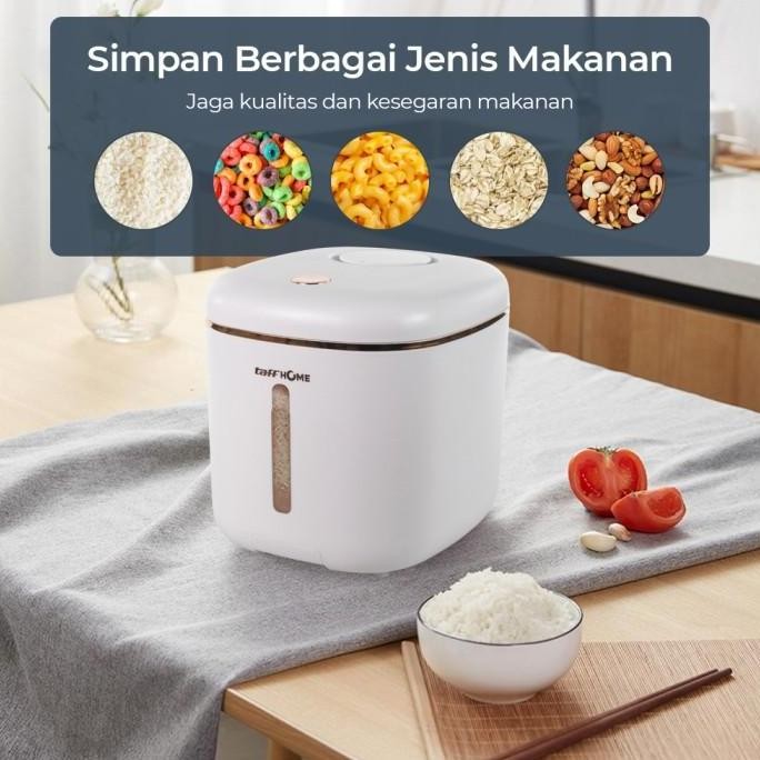 

Terlaris Dispenser Wadah Penyimpan Beras Sereal Tepung Food Rice Container