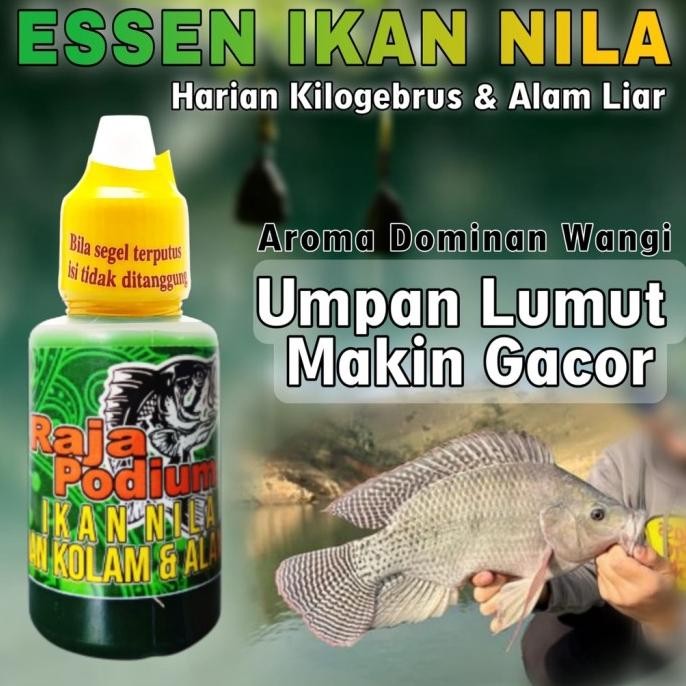 Terlaris Essen Ikan Nila Liar Media Lumut Paling Gacor, Essen Raja Podium Khusus Mancing Ikan Nila H