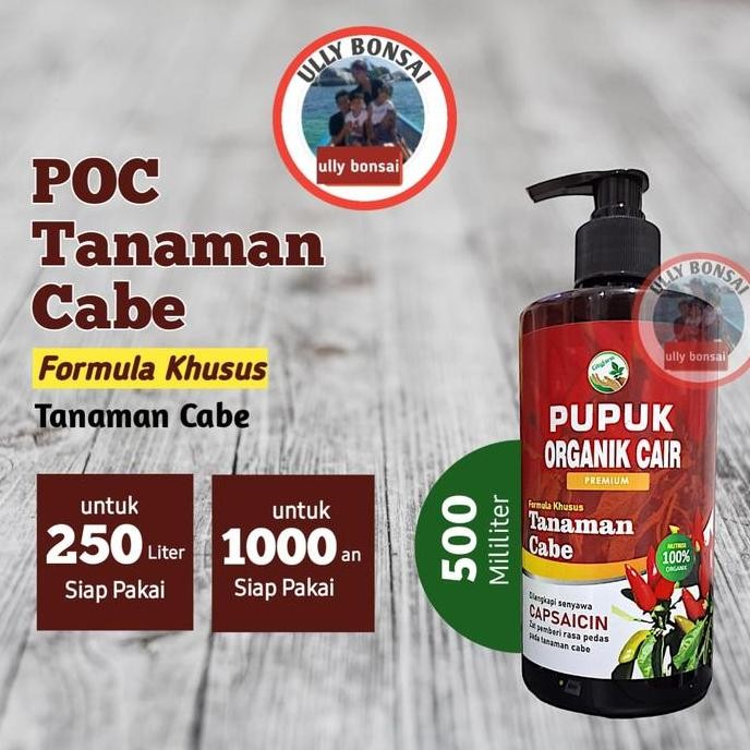 

Terlaris Pupuk Organik Cair Tanaman Cabai 500Ml Poc Kompos Organik