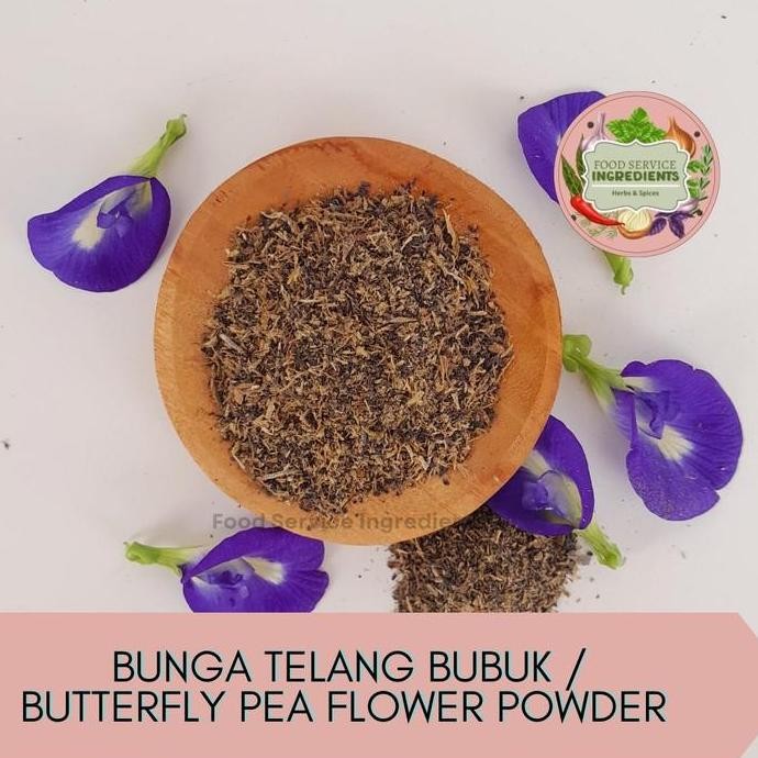 

best seller] Bunga telang bubuk 250gr / butterfly pea flower powder /bubuk bunga telang