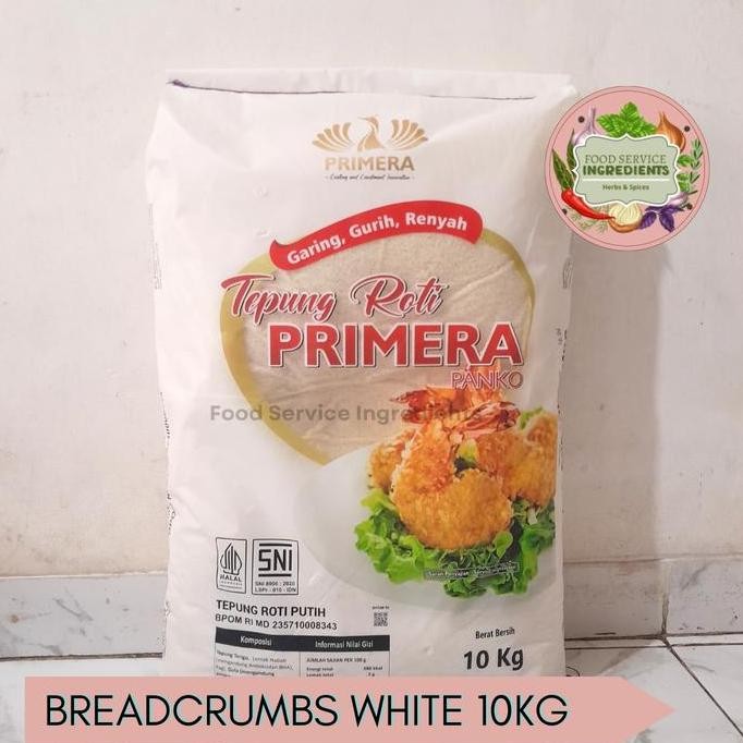 

*****] Breadcrumbs white 10kg /tepung roti putih /white breadcrumbs