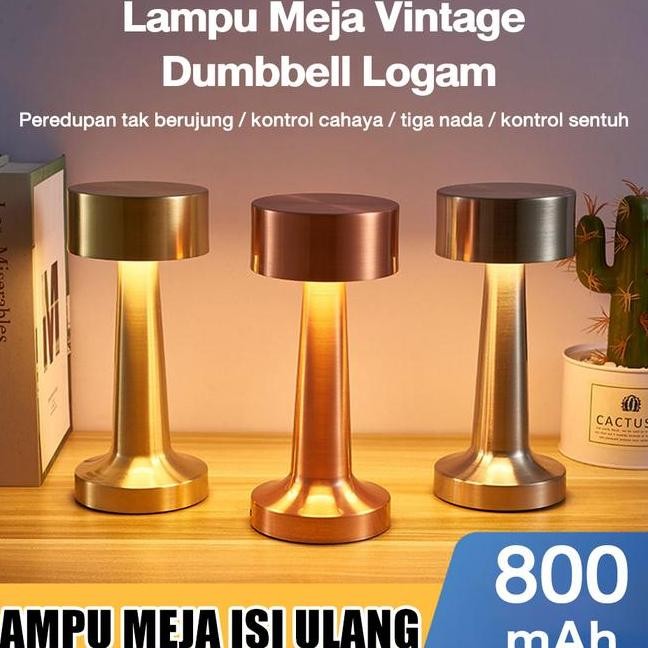 Lampu Meja Bar Retro Lampu Meja Maan Luar Ruangan Yang Dapat Diii Ulang Lampu Uaana Detop Lampu Mala